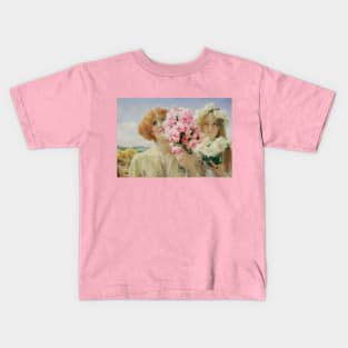 Summer Offering (1911) by Sir Lawrence Alma-Tadema Kids T-Shirt